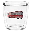 Recreational Vehicle 12 oz Double-Old-Fashioned Insulated Beverage Tumbler, Clear