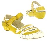 Mustang Shoes Damenschuh Pumps Ballerinas Gelb Weiß Gr.38