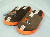 Cleveland Browns NFL Team Stripe Slide Slippers