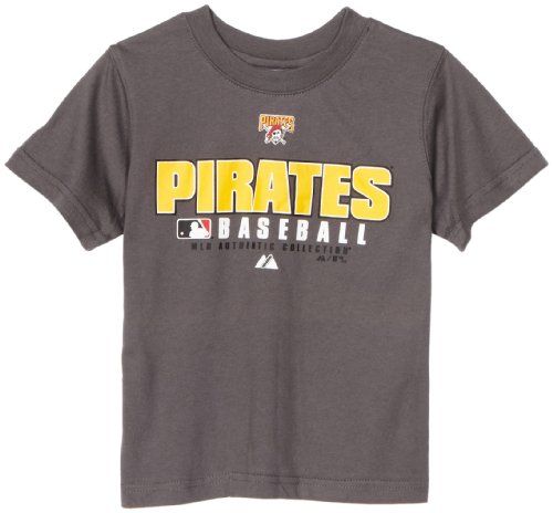 MLB Infant/Toddler Boys' Pittsburgh Pirates AC Practice Tee (Black, 3T)