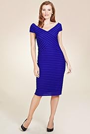 Per Una V Neck Pleated Dress