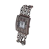 Geneva Platinum Ladies Antiqued Rhinestone Watch, Copper by Geneva