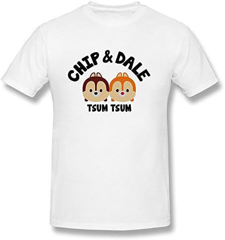 Senma Chip Dale Tsum The Squirrel Logo Mens T-shirts White Size XL