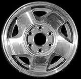 OEM Aluminum Wheel 16x7 6 Lug 5 Spoke Charcoal