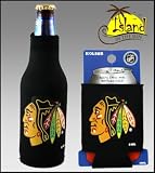 SET OF 2 CHICAGO BLACKHAWKS CAN & BOTTLE KOOZIE COOLER