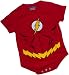 The Flash Costume Infant Onesie Snapsuit