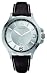 Nautica A19516G Gents Brushed Silver Case Watch With Brown Croco Pattern Leather Strap