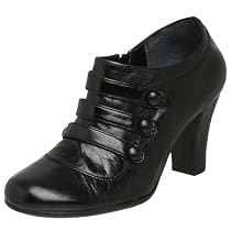 Aerosoles Women's Egg Roll Bootie,Black Leather,8.5 M US