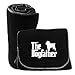 Polar Fleece Scarf Black 