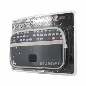 EXSPECT JOYSTICK JUNKIES BLACK/WHITE INVADED HANDHELD CONSOLE FLIGHT BAG