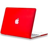Kuzy - Retina 13-Inch RED Rubberized Hard Case for MacBook Pro 13.3" with Retina Display A1502 / A1425 (NEWEST VERSION) Shell Cover - RED