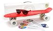 Stereo Vinyl Cruiser Plastic Complete Skateboard (22.5x6-Inch)