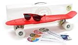 Stereo Vinyl Cruiser Plastic Complete Skateboard (22.5x6-Inch)