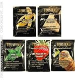 Trustex Assorted Flavored Lubricant Foil Packs .20 oz.  50pk