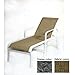 Sunnibay Aluminum Sling Chaise Lounge With Scavo Iron Frame And C0601 Fabric