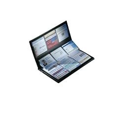 Sigel VZ175 Visitenkarten-Sammler, schwarz, matt, mit selbstklebendem Register, Kunststoff, f�r bis zu 288 Karten (max. 90x58 mm), 1 ST