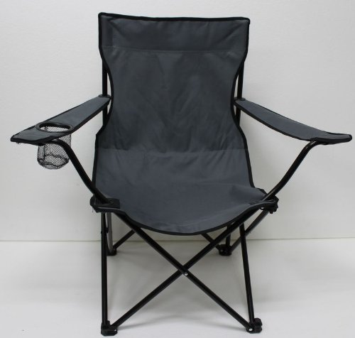 Folding Chair W / Bag (Beaver Grey 19-inch X 32-inch X 31-inch) Reviews