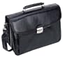 Bugatti Black Genuine Leather Briefcase Laptop