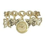 Guess Butterfly Charm Bracelet Ladies Watch - W13081L1