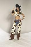 Sexy Cowgirl Adult Costume Small Medium Large