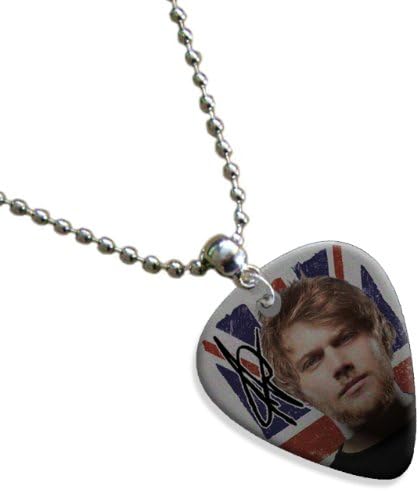 Danny Worsnop Asking Alexandria Metal Playable Guitar Pick Necklace Chain ( Flag Design )