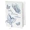 Satin Valeria Version Spanish Bible with Butterfly Cover - Blue