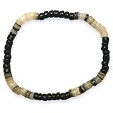 Bandman and Choker Shell Bracelet - Black/Block