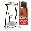 KAYLINE Chemical Service Station in Black Fold-A-Way Service Tray (Model: FT59)