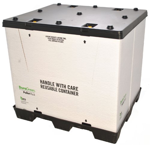 DuraGreen 40" x 48" x 45" Pallet-Pack Container (1 Door)