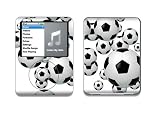 Soccer Balls Design Decal Protective Skin Sticker for Apple iPod Nano 3G (3rd Generation) 4GB/ 8GB