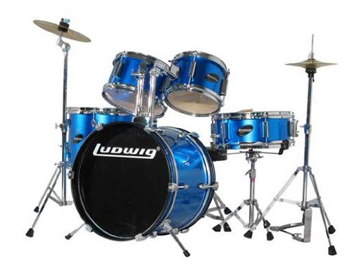 Ludwig Junior 5 Piece Drum Set with Cymbals