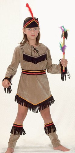 Indian Squaw 4pc Child