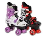 OSPREY GIRLS & BOYS ADJUSTABLE QUAD ROLLER SKATE BLADES SIZES 10 - 5