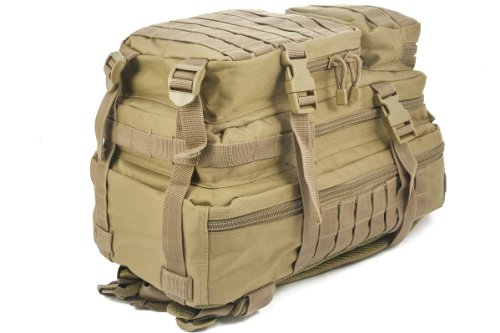 Camouflage Militaire Armée Sac à dos US assault pack 30L MOLLE Coyote