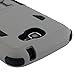One Touch Fierce 2 Case, CellJoy [Combat Armor] {Wolf Gray} Alcatel One Touch Fierce 2 2014 Release Model Case (WILL NOT FIT Alcatel Fierce 1st Gen) Hybrid Ultra Fit Dual Protection [Heavy Duty] Kickstand **Shock-proof** [Rugged Grip Skin] - Robot Case Cover