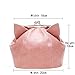 XMLiZhiGu Girls' Cute Purse Handbag Crossbody Shoulder Bags Pu Leather Black Cat Ear Bag Womens Cosmetic