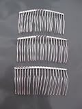 41XLXC3gMaL. SL160  3 Comb04 Wire Silver Hair Comb Bridal/veil/crafts 3in