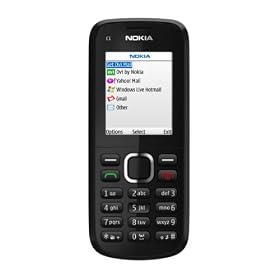 Nokia - C1-02 - T�l�phone portable - GPRS - Bluetooth - Noir