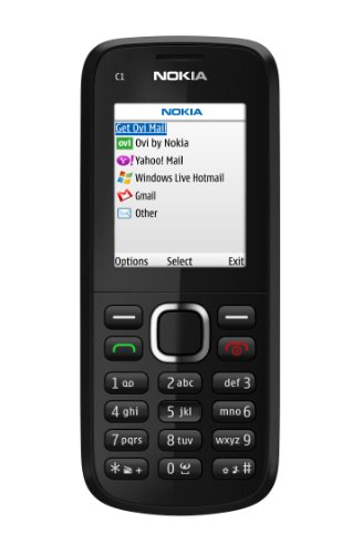 Nokia - C1-02 - Téléphone portable - GPRS - Bluetooth - Noir