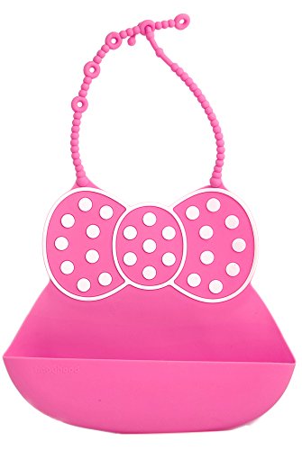 Waterproof Soft Silicone Baby Bibs- Superbib Crumb Catcher- Best Baby Girl Gifts