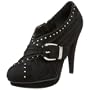 BCBGeneration Women's Minska Shoe Bootie,Black Suede,9.5 M US