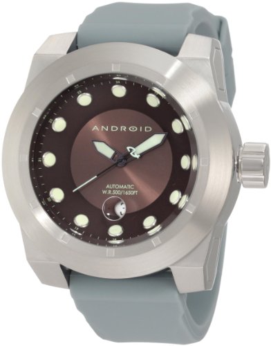 Android Men's AD516BGY Volcano 50 Automatic Black/Grey Watch