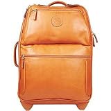 Bric's Tobacco Leather Wheeled Suitcase w/ Suiter