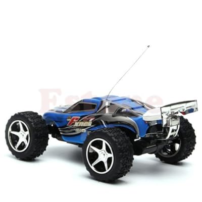 High Speed Remote Control Blue Mini Racing 1:32 Radio RC RTR Truck Car Buggy Toy