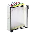 Tarifold, Inc. W291 Wall Unit Reference Starter Set with Ten Display Pockets, 20 Sheet Capacity