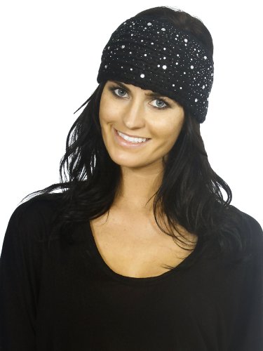 Girls Crystal Broadside Headband Hair Band Boutique