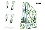 Nintendo Wii Console Skin - Weeds White