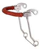 Kelly Silver Star Braided Leather Nose Hackamore - Chrome Plated - Pony
