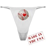Artsmith, Inc. Classic Thong I Love Baseball - Medium