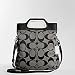 AUTHENTIC COACH BONNIE SIGNATURE FOLDOVER CROSSBODY SWINGPACK 13393 (BW/Black)
